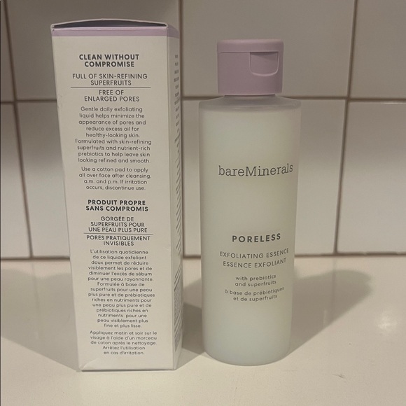 Bare Minerals Poreless Exfoliating Essence with Prebiotics and Superfruits NIB - Picture 1 of 4